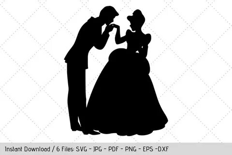 FREE Cinderella SVG File Cinderella silhouette, Svg, Silhoue