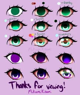 How To Colour Eyes Anime : Mini-Tutorial: Kinghime's anime e