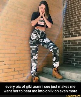 Every pic of gibi asmr i seejust makes me want her to beat m