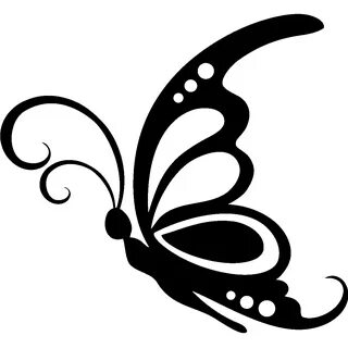Sticker Grand papillon Butterfly stencil, Butterfly outline,