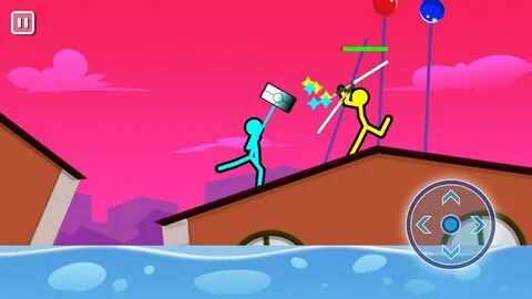 Android 向 け の Supreme Stickman Fight Battle - Two player gam