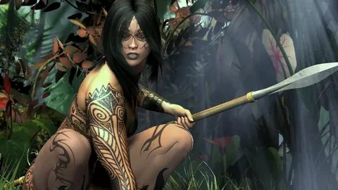 Fantasy Women Warrior Wallpaper and Background Image 1600x90