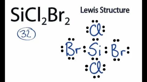 SiCl2Br2 Lewis Structure: How to Draw the Lewis Structure fo