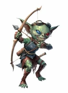 Female Goblin Ranger - Nighteye - Pathfinder PFRPG DND D&D 3