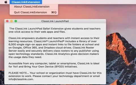ClassLink LaunchPad Extension скачать для Мак ОС бесплатно, 