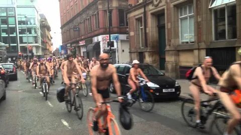 Manchester Naked Bike Ride 2015.
