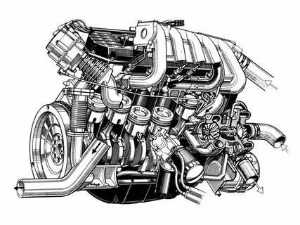 Audi quattro Type 85 Engine Cutaway wallpaper 2048x1536 1101
