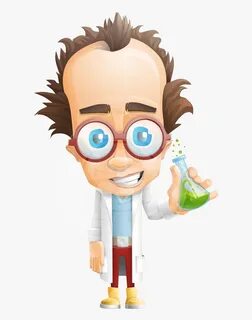 Vector Scientist Cartoon Character - Adobe Character Animato