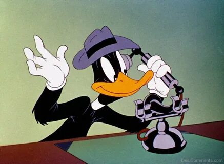 Daffy Duck Wearing Hat - DesiComments.com