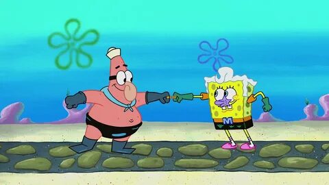 Mermain Man and Barnacle Boy (SpongeBob and Patrick) Spongeb