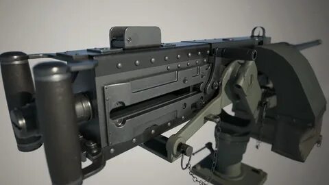 ArtStation - M2 Browning (M2HB) Heavy Machine Gun