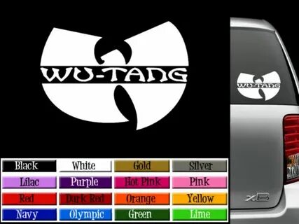 WU-TANG Vinyl Decal Auto Graphics Window Sticker Method man 
