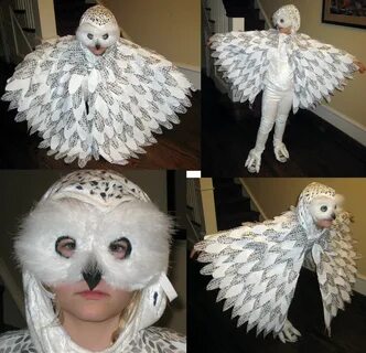 Homemade Halloween Costume - Hedwig the Snowy Owl . Owl hall