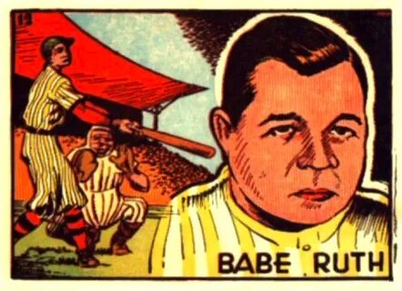 Japanese Babe Ruth Card (1948) Vintage baseball, Rare baseba