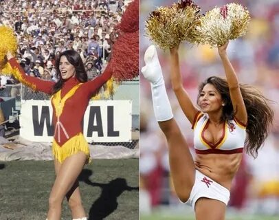 Pin on NFL cheerleaders then and now
