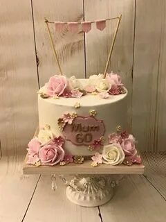 60th Birthday Cake 60th birthday cakes, Birthday cupcakes, B