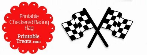Printable Checkered Racing Flag - Printable Treats.com