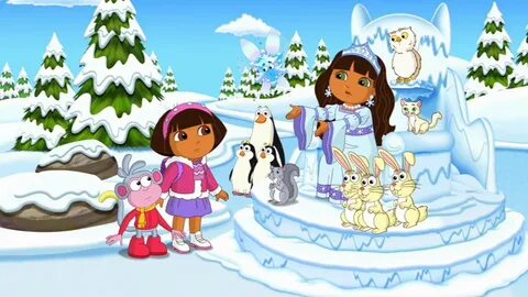 Dora Winter Wonderland - 9 recent pictures for coloring - ic