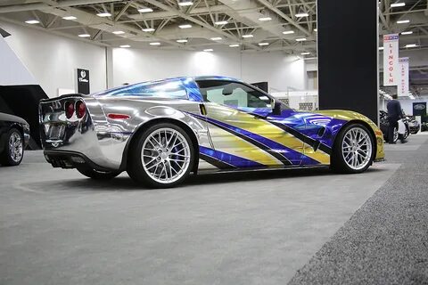 Corvette ZR1 Full Chrome Wrap Car Wrap City