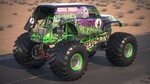 Grave Digger Monster Truck desert studio - 3D Model by SQUIR