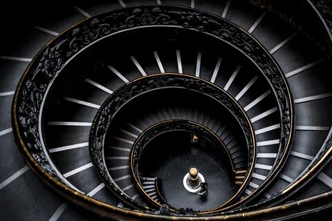 Bramante Staircase - Vatican Museum by Adrian Ioan Ciulea - 