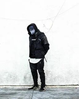 Urban Ninja Urban ninja, Monochrome fashion, Techwear men