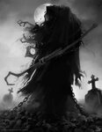 mortsvivents Grim reaper art, Concept art character, Don't f