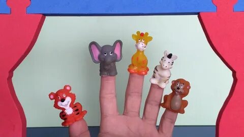 Animal Finger Family Nursery Rhyme - Family Finger Daddy Finger Song Finger S...
