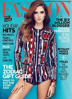 FASHION Magazine Winter 2016 Cover: Chiara Ferragni Fashion,