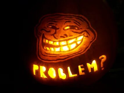 Trollface pumpkin