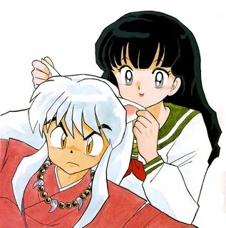 InuYasha and Kagome - Official art. By: Rumiko Takahashi Inu