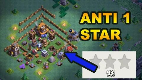 NEW BEST ANTI 1 STAR BUILDER HALL 4 BASE (BH4) WITH PROOF! -