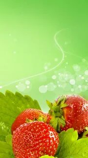 Fresh Strawberry Fruit #iPhone #6 #plus #Wallpaper Fruit, Li