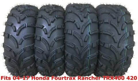 Full Set 04-17 Honda Fourtrax Rancher TRX400 420 ATV Tires 2