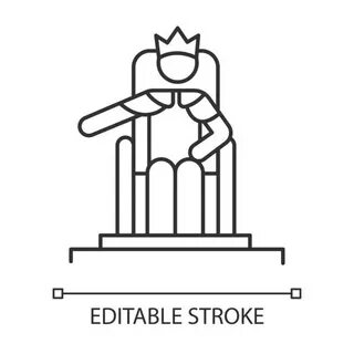 Drawing Of A King Sitting On Throne Сток видеоклипы - iStock