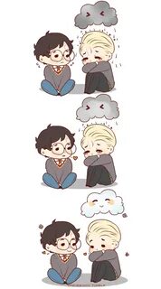 Draco and Harry Harry potter comics, Drarry fanart, Harry po