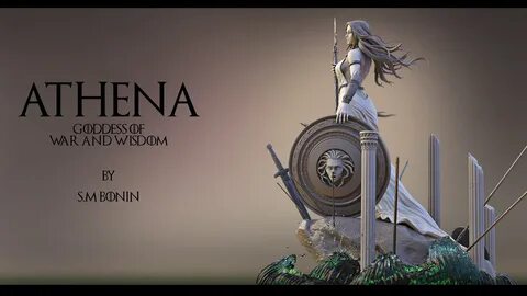 Athena Goddess of war and wisdom Behance