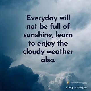 Meaningful Cloudy Day Quotes