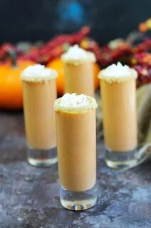 Pumpkin Cheesecake Pudding Shots - 3 Yummy Tummies