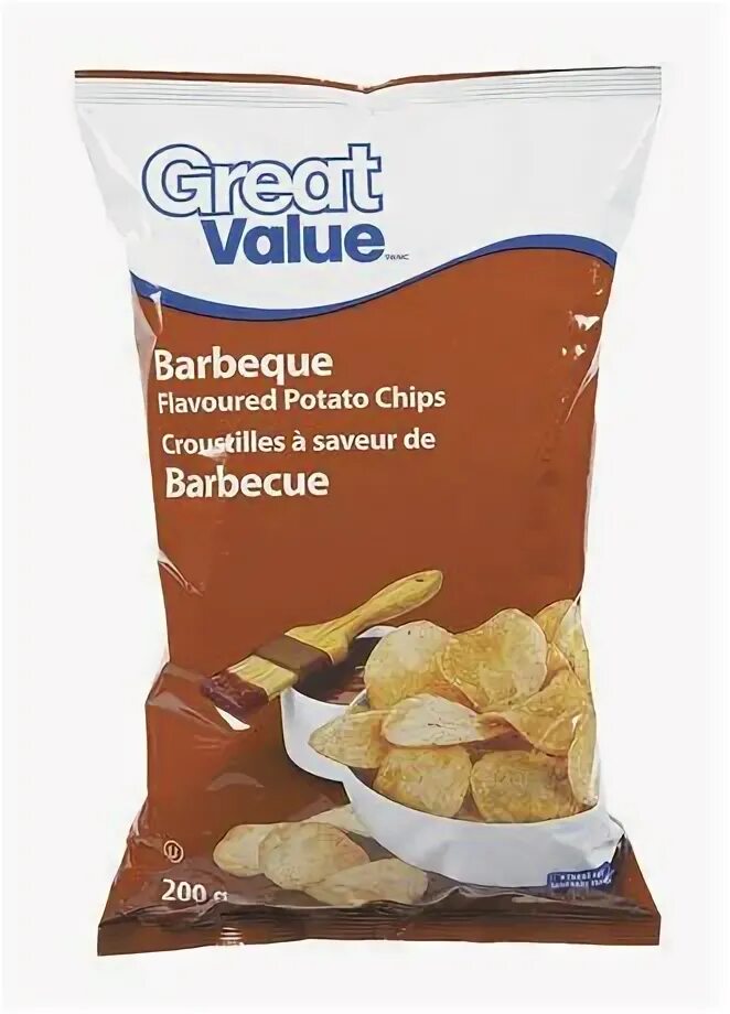Great Value Barbeque Flavoured Potato Chips Potato chips, Ch