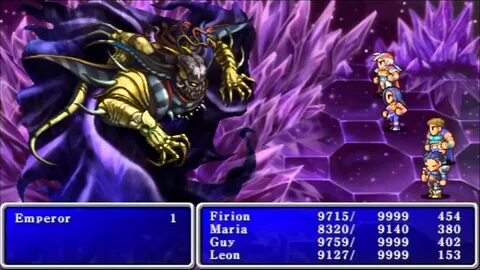 Final Fantasy II Final Boss: Emperor - YouTube