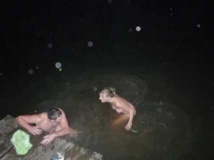 Slideshow wife skinny dip.
