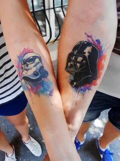 star wars matching tattoos Tatuajes de star wars, Tatuaje de