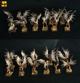 CoolMiniOrNot - Beastmen Harpies Warhammer fantasy, Miniatur