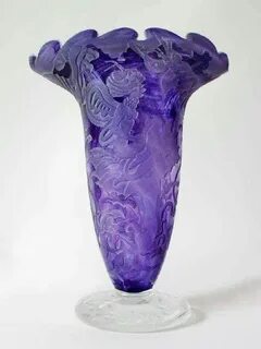 Pin by Deb Mercado on Black and Purple Purple glass, Glass a