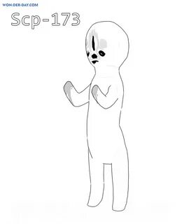 SCP-173 Coloring pages - Printable coloring pages