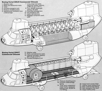 Boeing-Vertol Model 234 Commercial Chinook