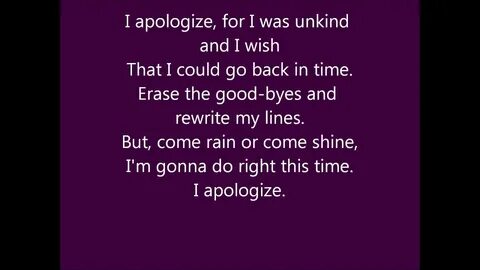 Anita Baker-I Apologize Lyrical Video - YouTube Music
