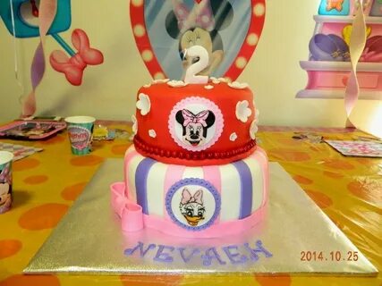 Minnie Mouse and Daisy Duck 2nd Birthday Cake 2 birthday cak