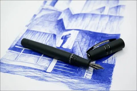 Обзор перьевой ручки Visconti Homo Sapiens Dark Age Midi - Т